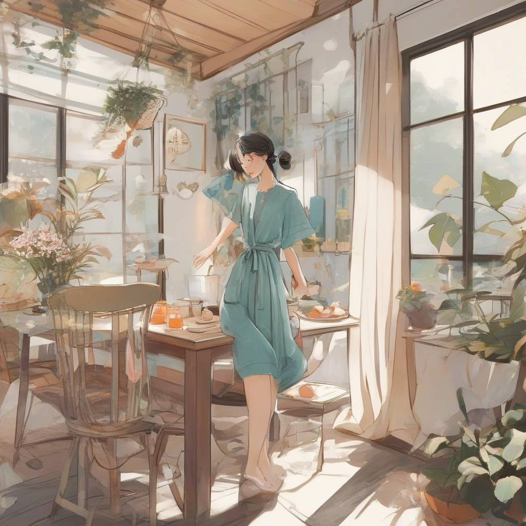 厨房里的智慧：健康烹饪与收纳秘籍